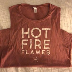 whitney simmons Tops - Whitney Simmons How Fire Flames Tank whitney simmons Tops - Whitney Simmons How Fire Flames Tank